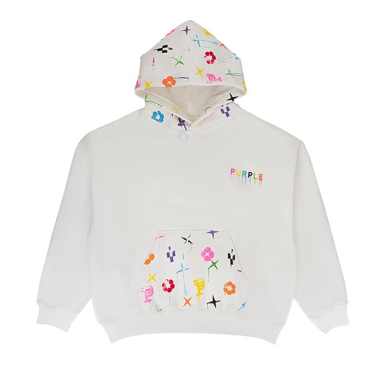 

Худи PURPLE BRAND Paint Monogram Hoodie, Off White