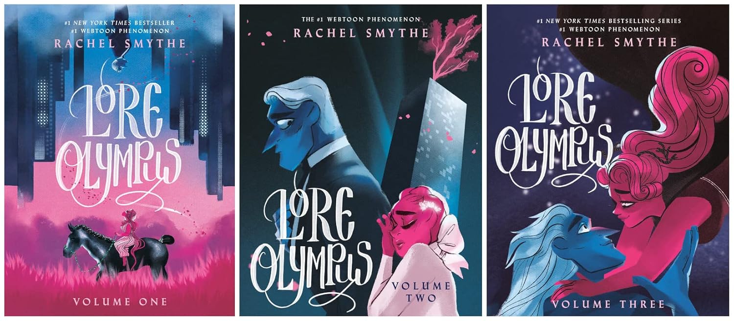 

Lore Olympus Series 3 Books Set (Volume 1 - Volume 3) (generic)