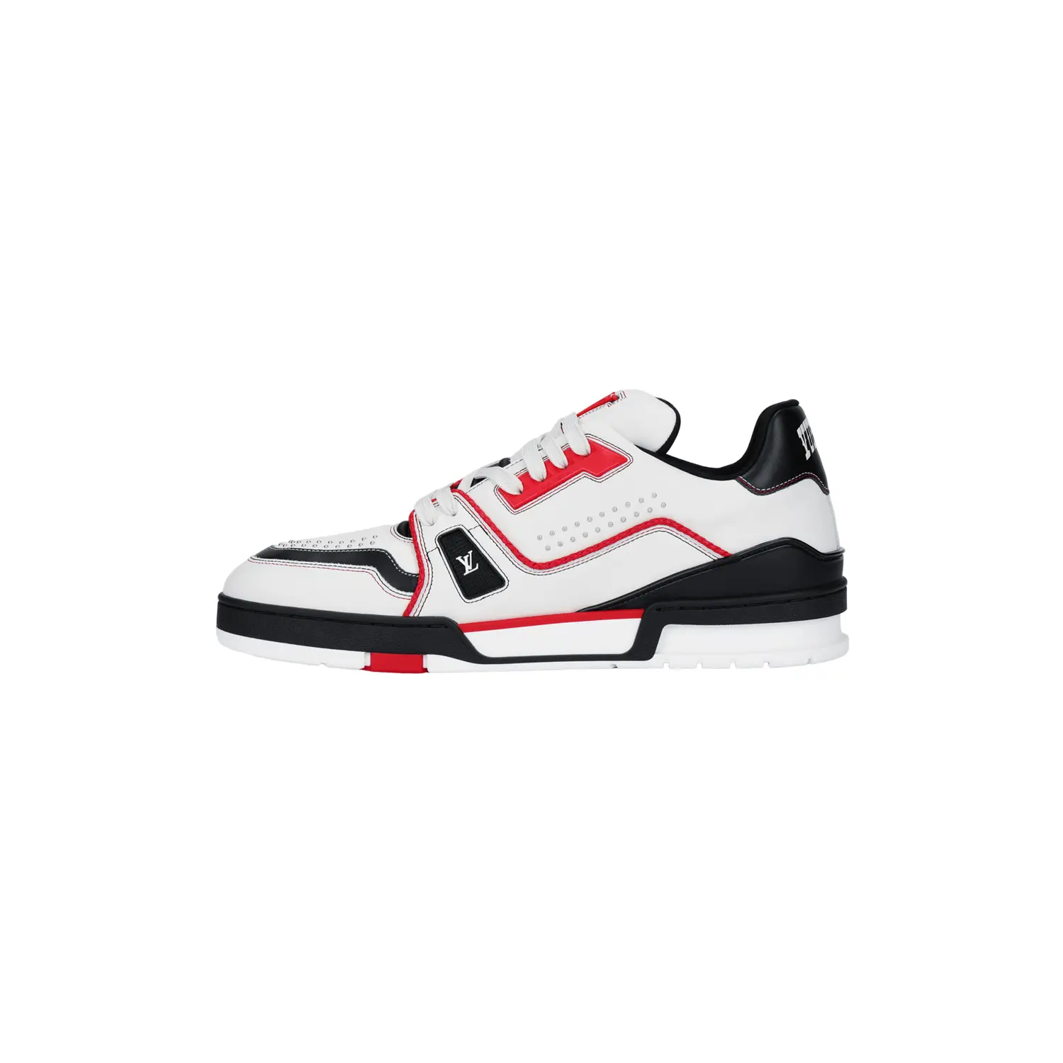 LOUIS VUITTON Кроссовки для скейтбординга Trainer Low-Top унисекс, красные, черные
