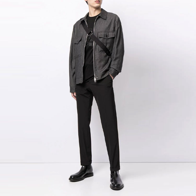 EMPORIO ARMANI Футболка EA мужская black — фото 4