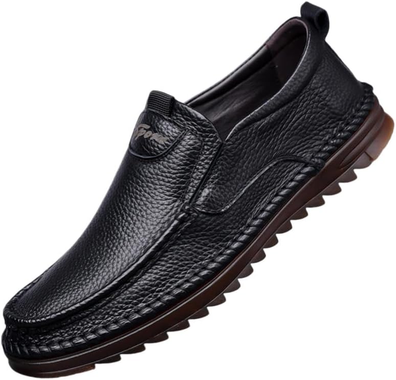 

Мужские лоферы из премиальной кожи Swzec, черный