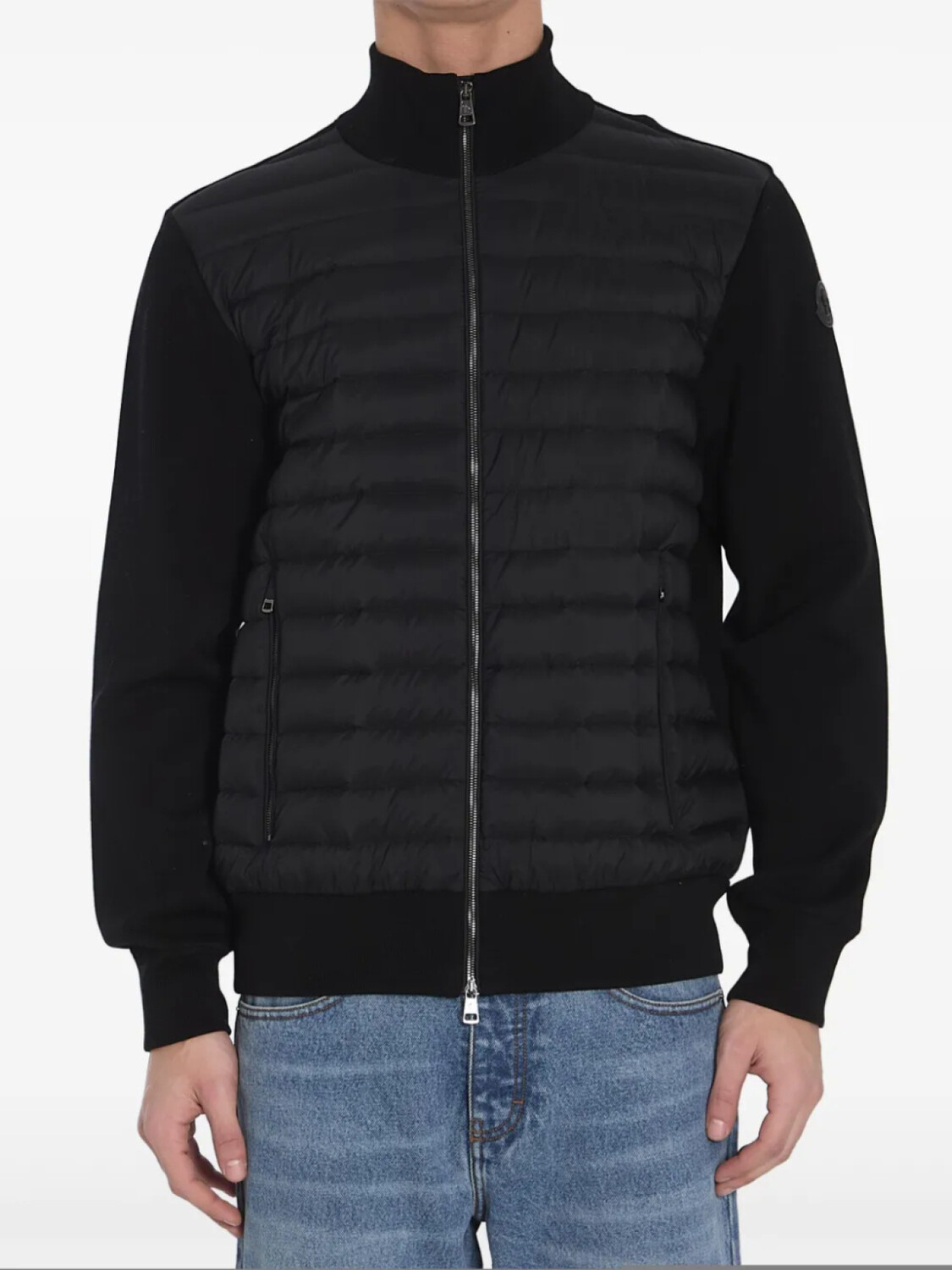 

Утепленный кардиган Moncler, черный