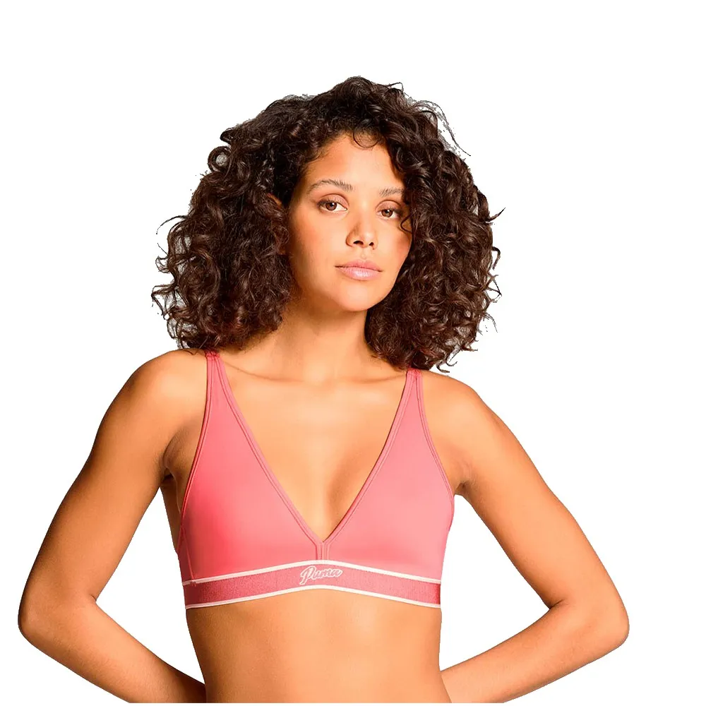 

Топ бикини Puma Padded Triangle, розовый
