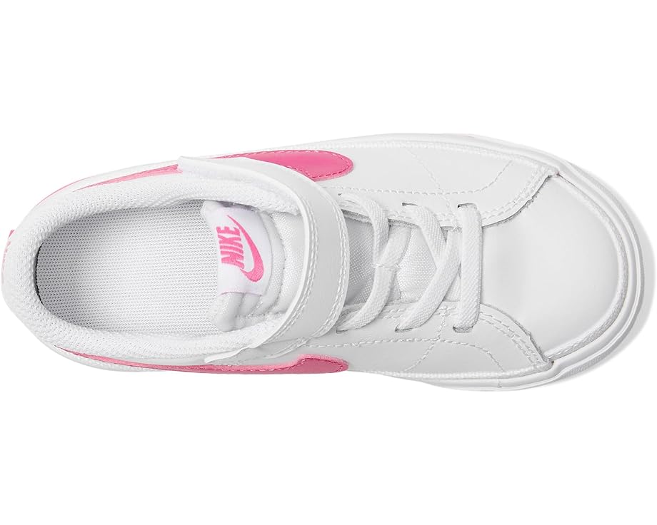 Кроссовки Nike Kids Court Legacy, цвет White/Laser Fuchsia — фото 2