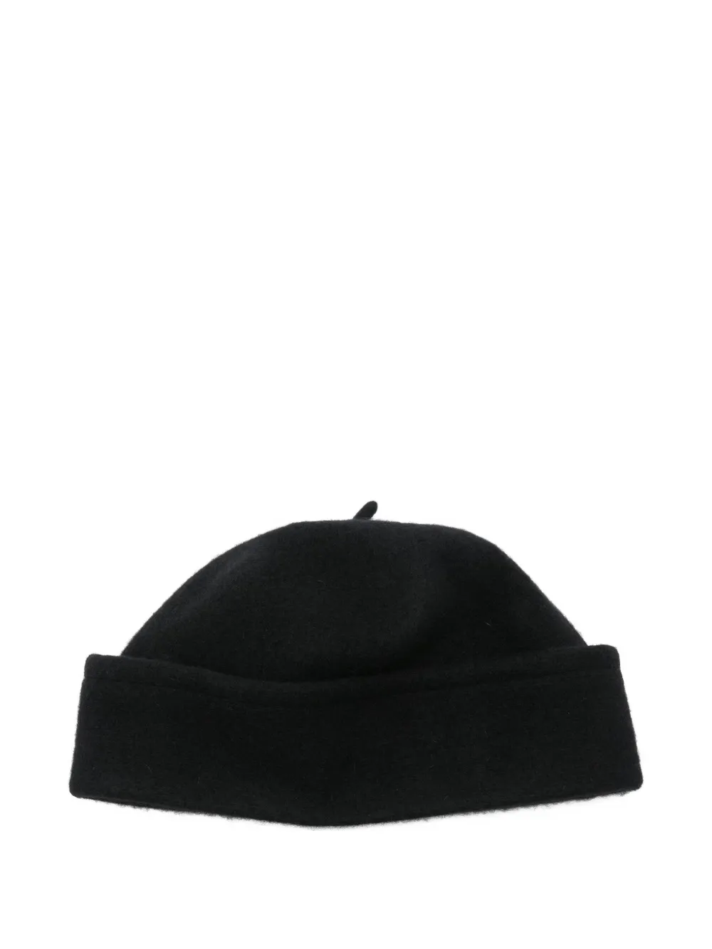 

Шапка с отделкой декоративной строчкой Ranra, черный