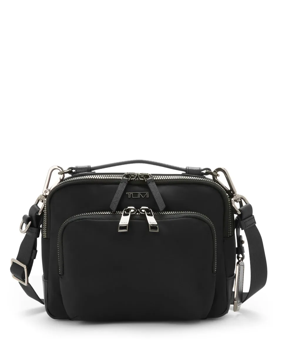 

Сумка через плечо из нейлона Teghan Voyageur Tumi, черный