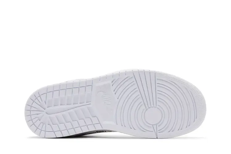 Кроссовки Virgil Abloh Archive x Air Jordan 1 Retro High OG 'Alaska', белый — фото 4