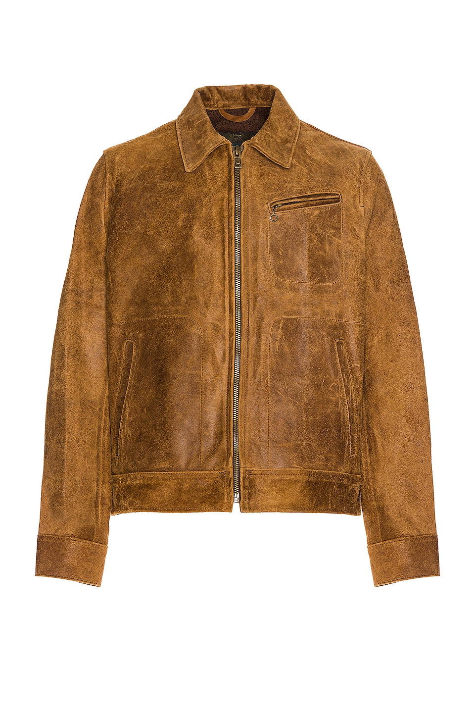 

Куртка Schott Duke Unlined Rough Suede, коричневый