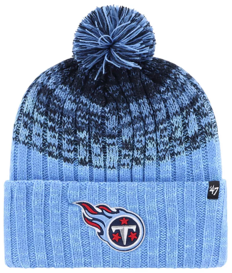 

Мужская вязаная шапка с каскадом барвинка '47 Tennessee Titans