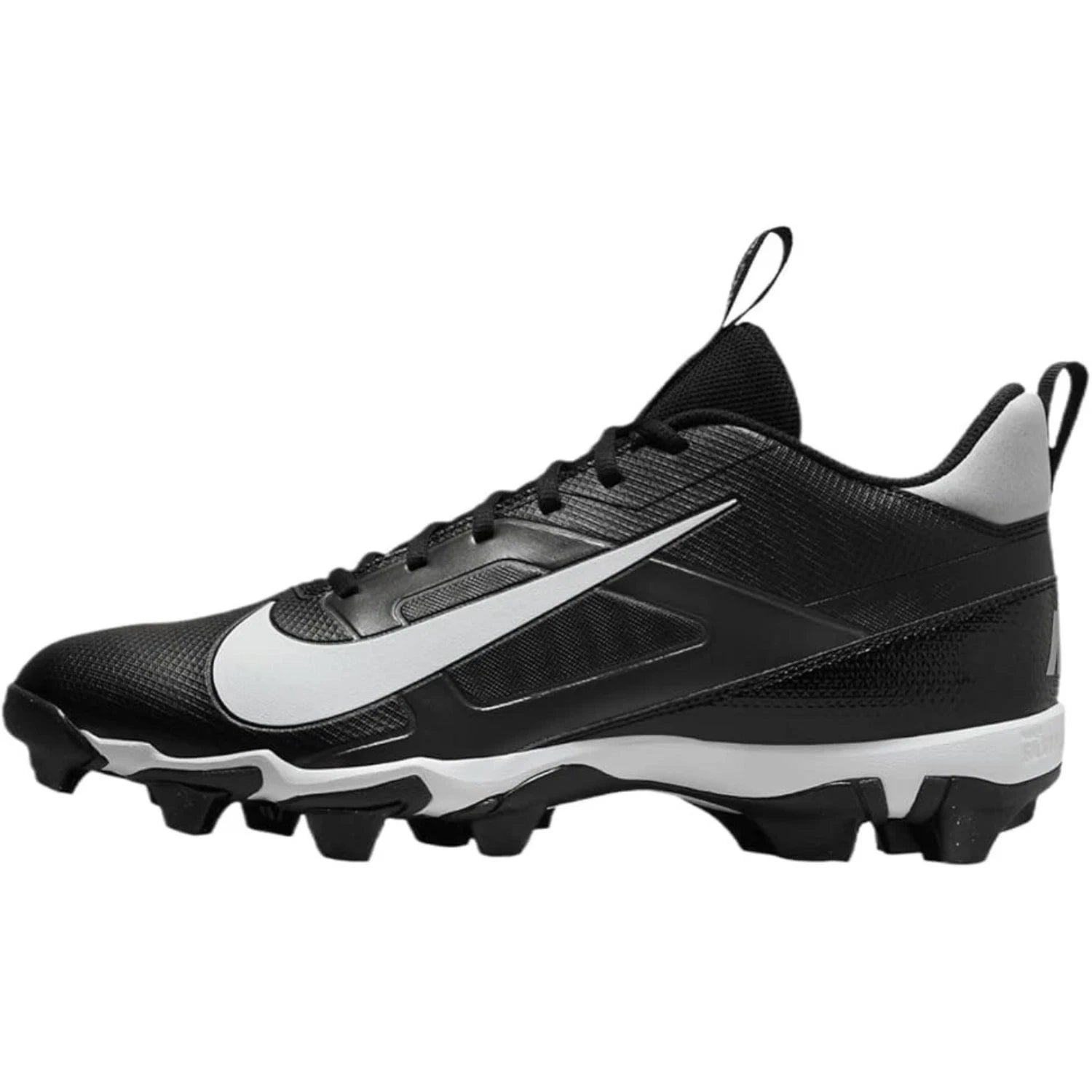 Бутсы для футбола Nike Alpha Menace 4 Shark FN0028-001, черно-белые, мужские, UWU887 Nike, черный — фото 3