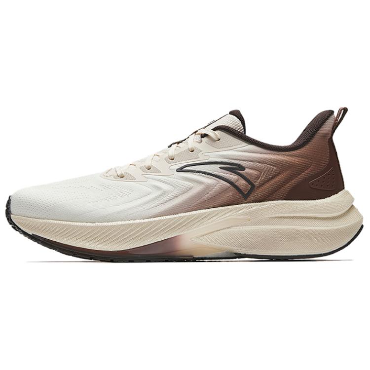 

CHAOJIANTA Кроссовки для бега с низким верхом, устойчивые к скольжению, мужские, цвет "рыбье брюхо" белый/коричнево-коричневый