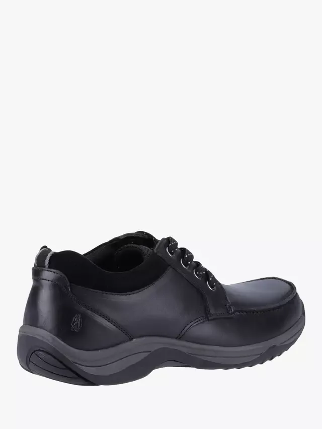 Кожаные туфли-дерби Derek на шнуровке, цвет кофе Hush Puppies, Black — фото 3