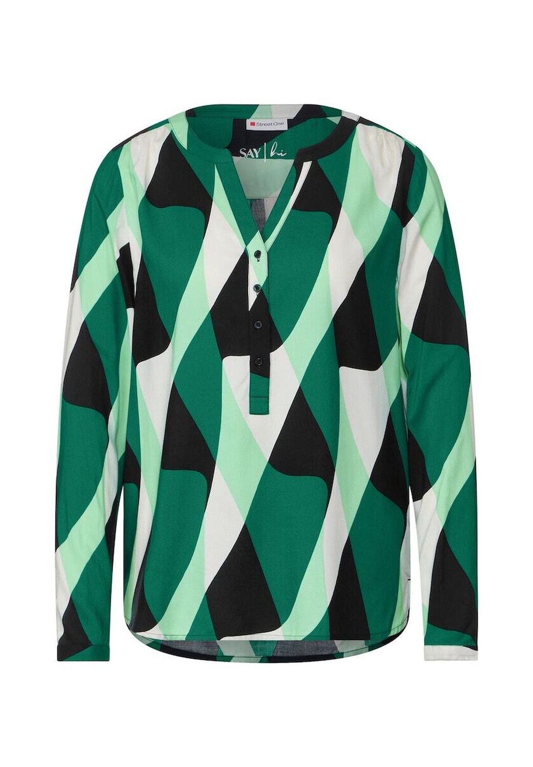 

Блузка с длинными рукавами Street One, цвет Fresh Spring Green