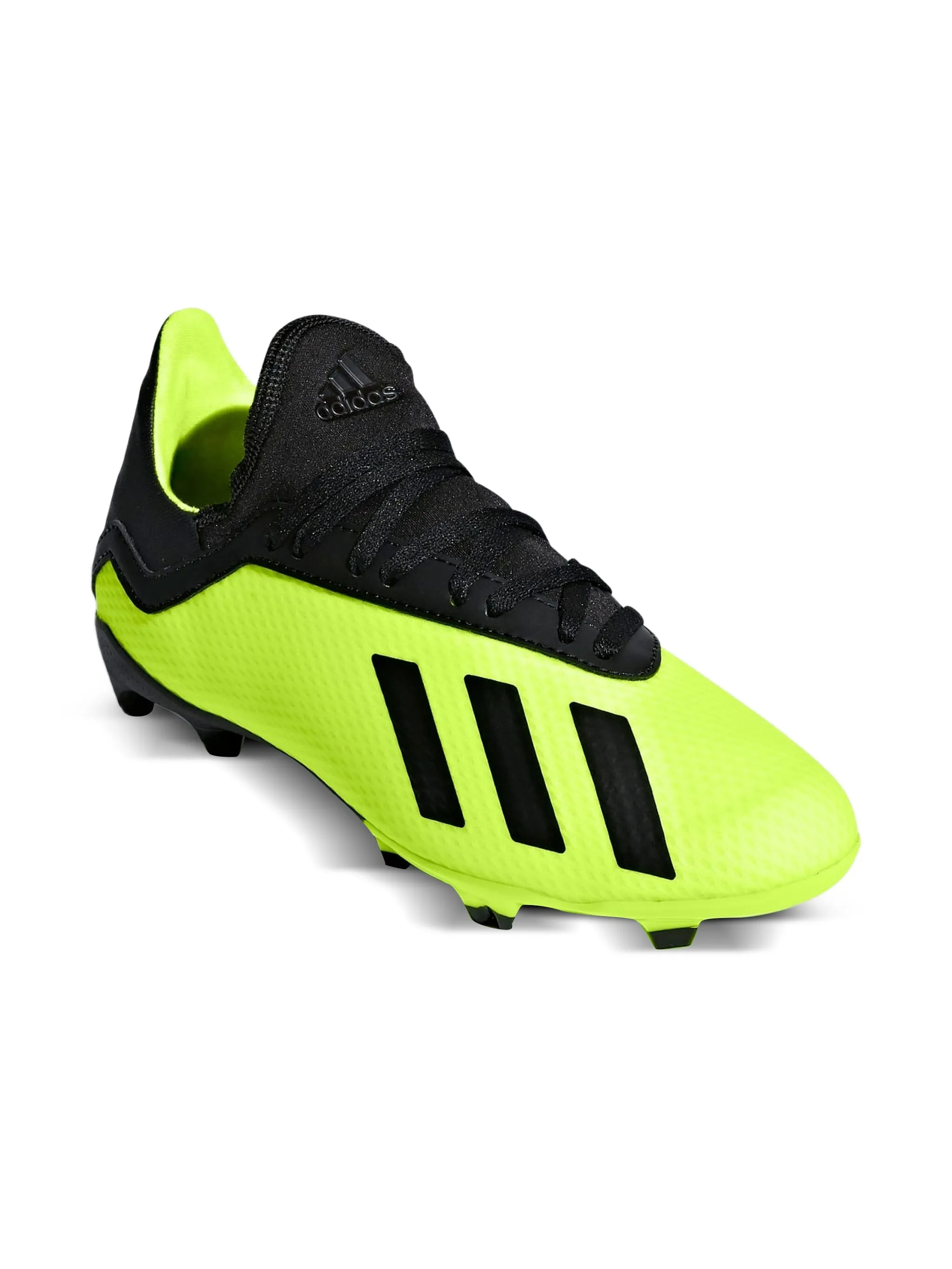 

Кроссовки X 18.3 Firm Ground Solar/Core Black/Solar Adidas Kids, зеленый