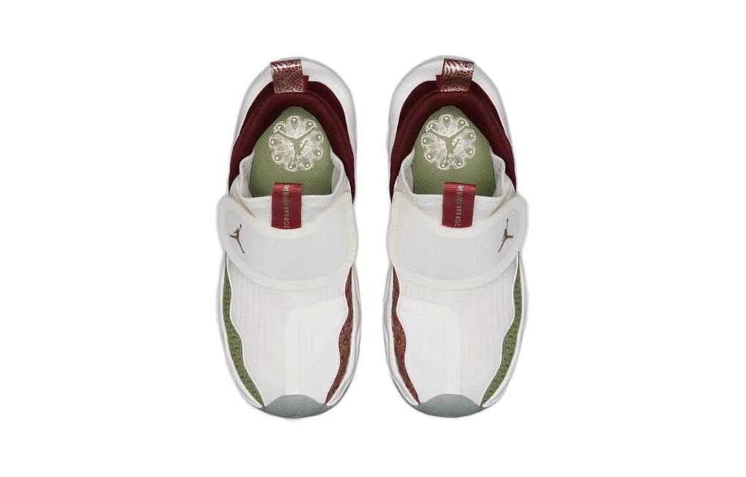 Детские баскетбольные кроссовки Low Top 23/7 CNY Белый Красный Зеленый для детей 3-7 лет Jordan — фото 4