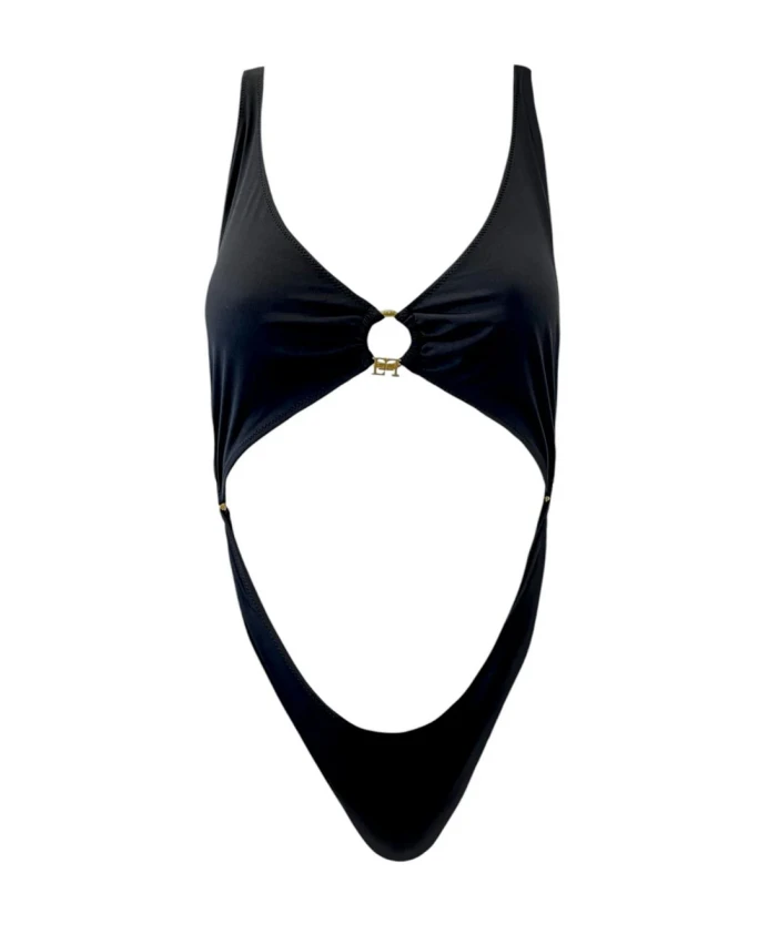 

Цельный купальник Elisabetta Franchi, черный