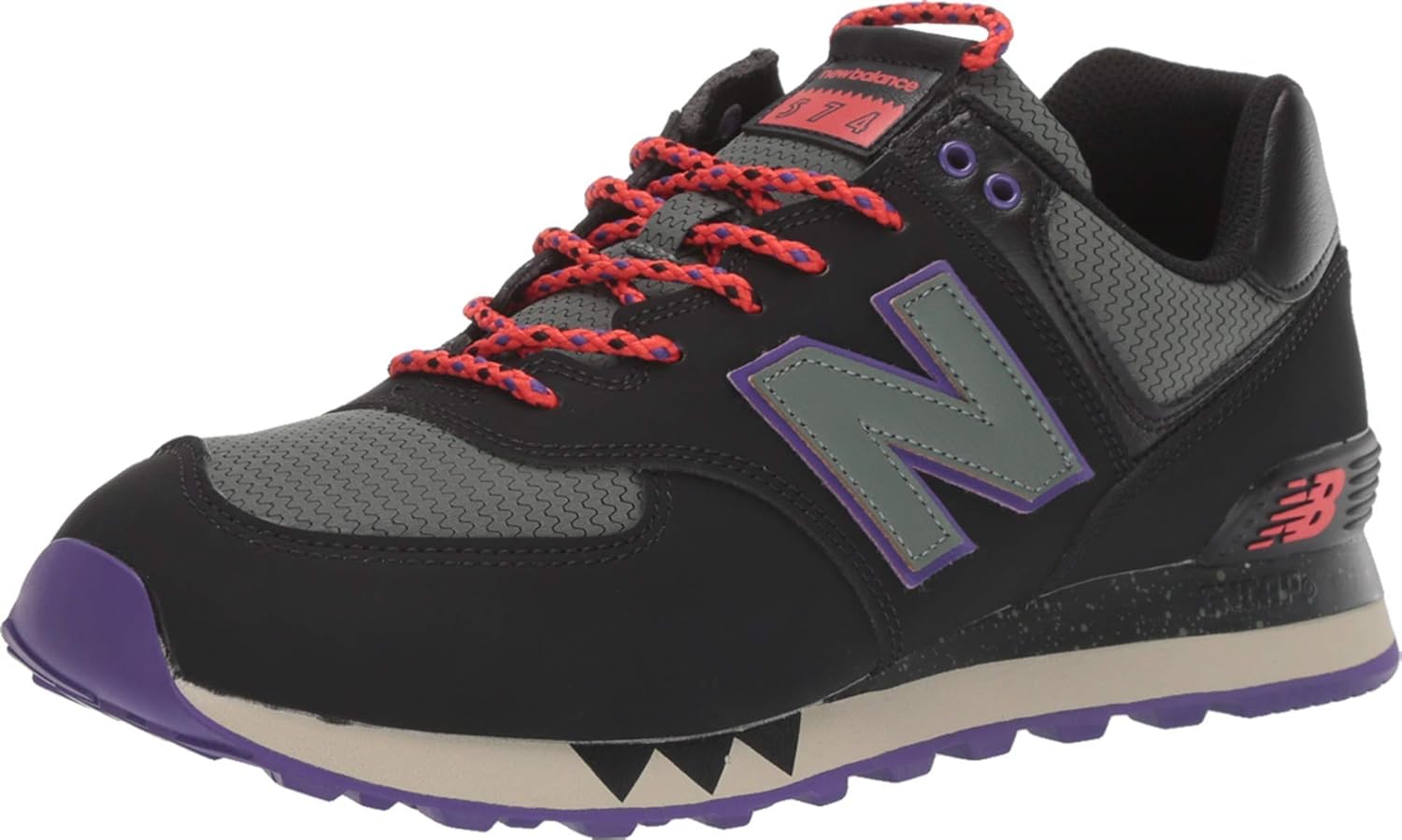 

New Balance Мужские кроссовки 574 V1 Core, Black/Slate Green