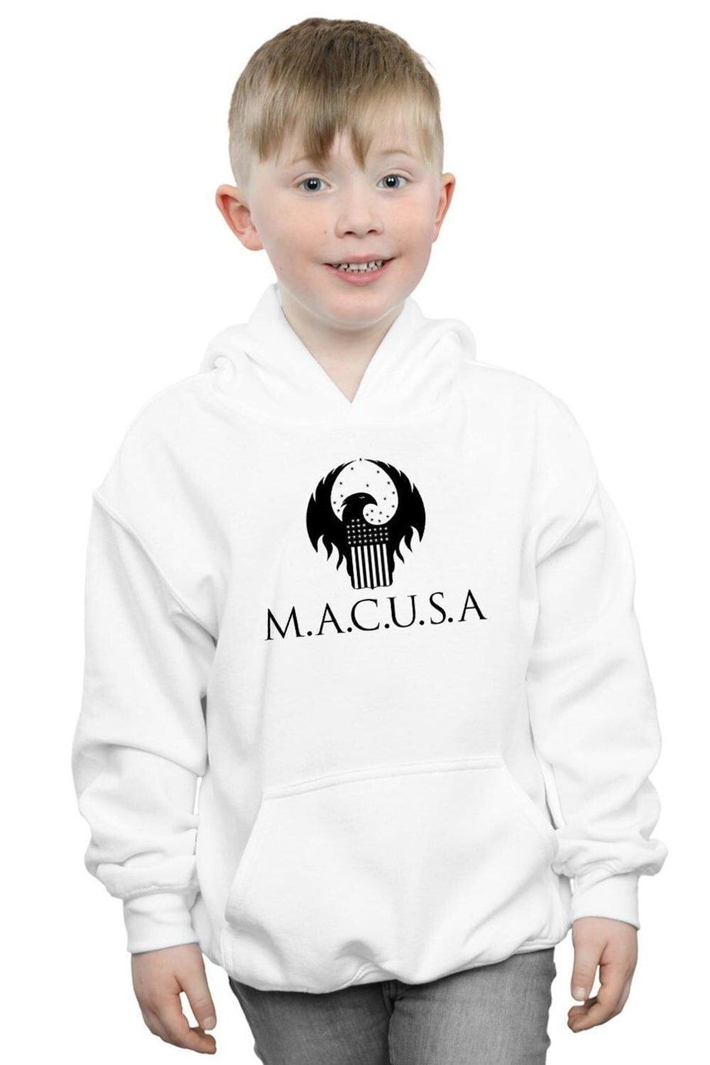 

Толстовка с логотипом MACUSA FANTASTIC BEASTS, белый