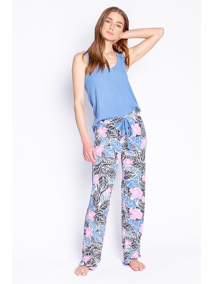 

Пижамные брюки PJ Salvage Pyjama-Hose, цвет Blau/Rosa/Schwarz