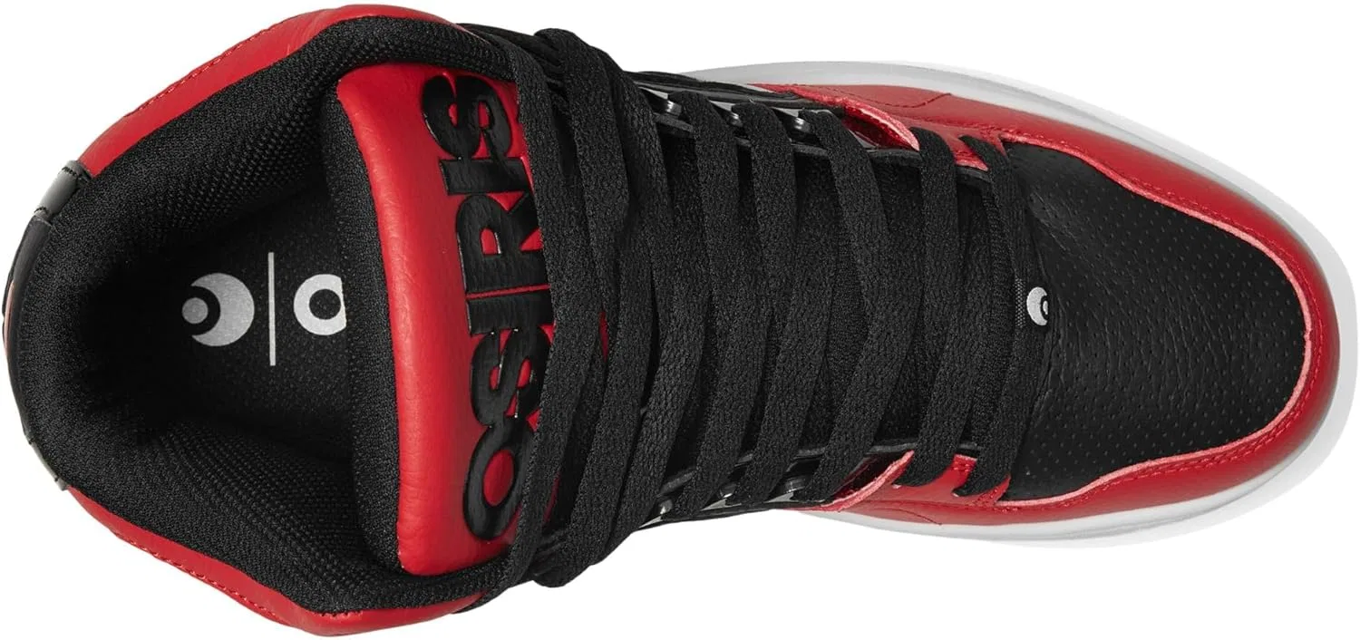 Кеды для скейтбординга Osiris, мужские, цвет Red/Black/Black — фото 2