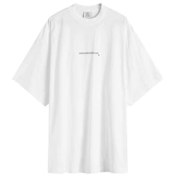 

Сайт футболка оверсайз Vetements, белый