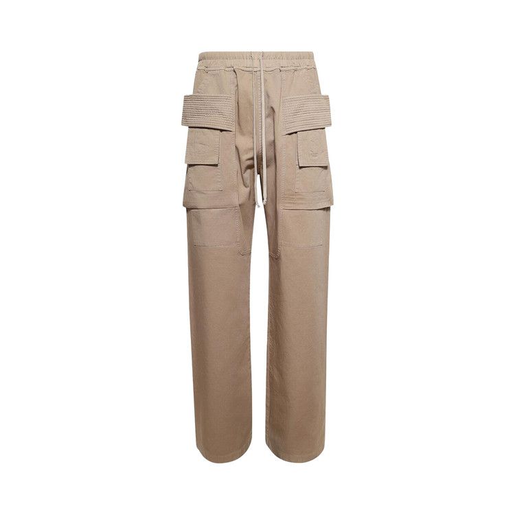 

Брюки Rick Owens DRKSHDW Pantaloni Creatch Wide Cargo Drawstring Pants, Dirty Pearl