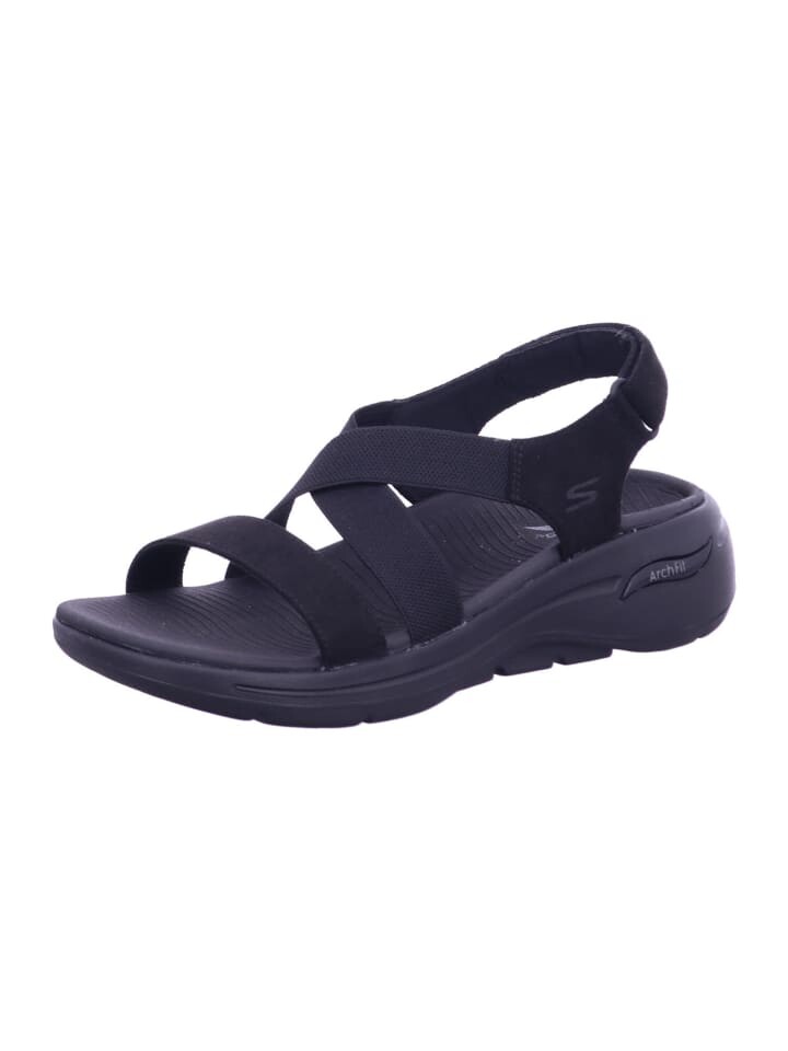 Сандалии на плоской подошве Skechers, черный