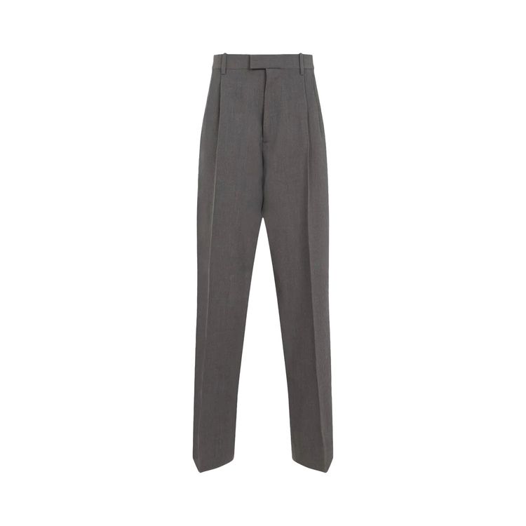 

Брюки Bottega Veneta Light Wool Trousers 'Grey Melange', серый