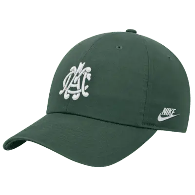 

Бейсболка Nike Michigan State College Adjustable Cap, цвет Noble Green