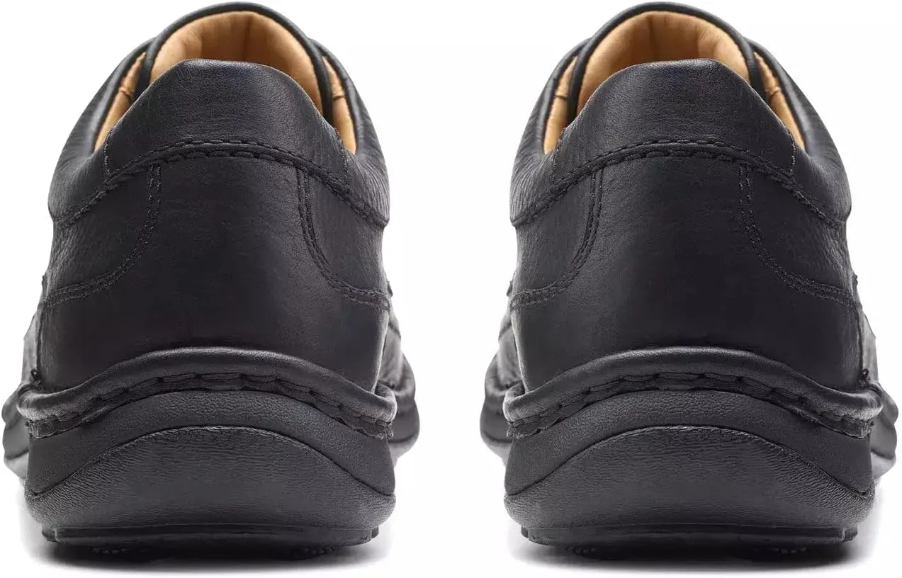 Мужские кроссовки Clarks Nature Three на шнуровке, черный — фото 4