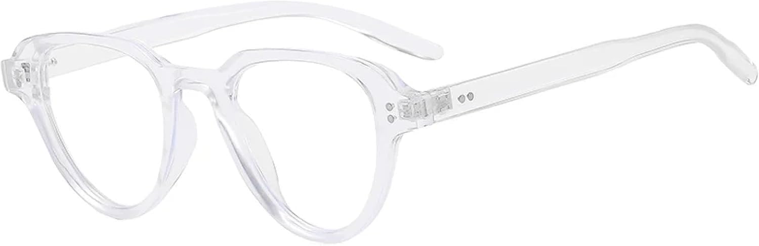 

Солнцезащитные очки в тонкой оправе, модный тренд, ретро, ​​овальная оправа, высококачественные, для уличной стрельбы, универсальные, женские TVTBBVV, Transparent Clear