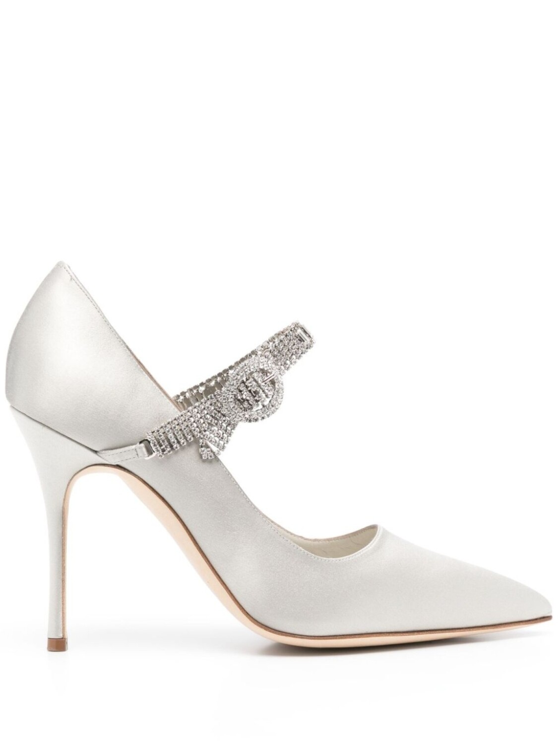 105-мм туфли Hamedi Manolo Blahnik, серый