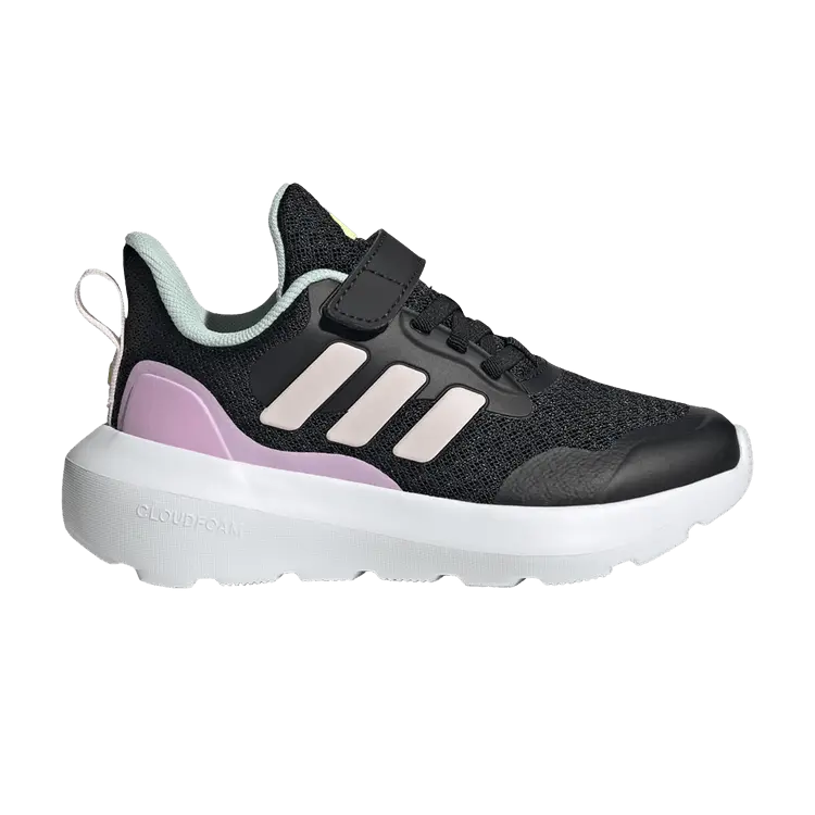 Кроссовки adidas FortaRun 3 C 'Black Bliss Lilac', черный