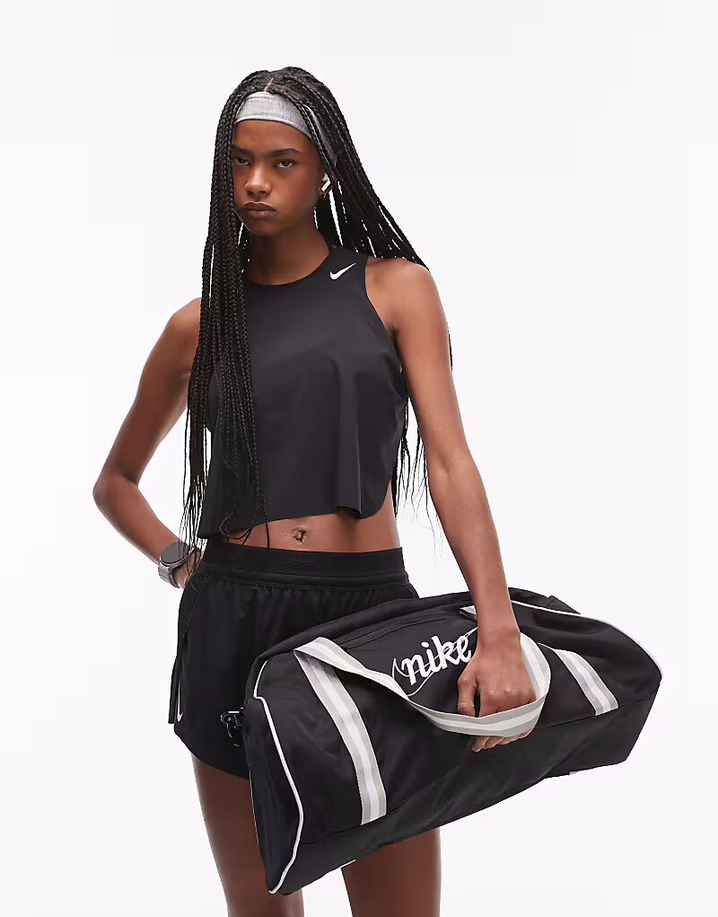

Топ Nike Running Aeroswift Dri-FIT plisse черного цвета