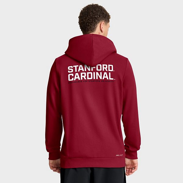 Мужская толстовка кардинал Stanford Cardinal 2025 sideline standard issue dri-fit с молнией Nike — фото 3