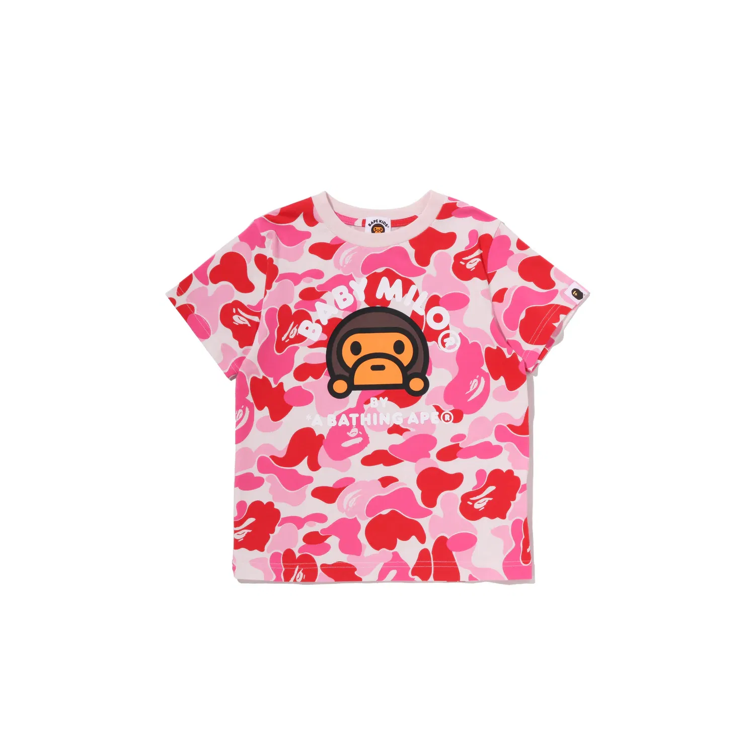Футболка детская с круглым вырезом A BATHING APE розовая