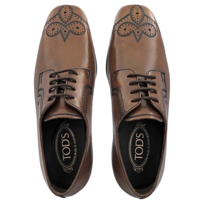 

Мужские туфли TOD'S коричневые на низком ходу