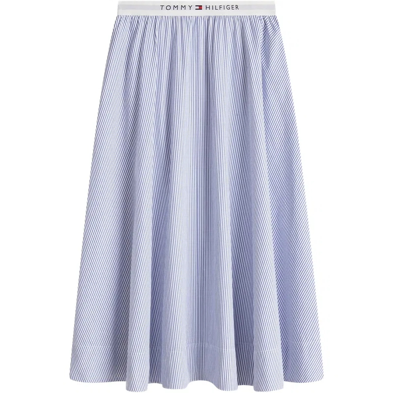 Макси-юбка в полоску Tommy Hilfiger, Dusty Blue Stripes — фото 3