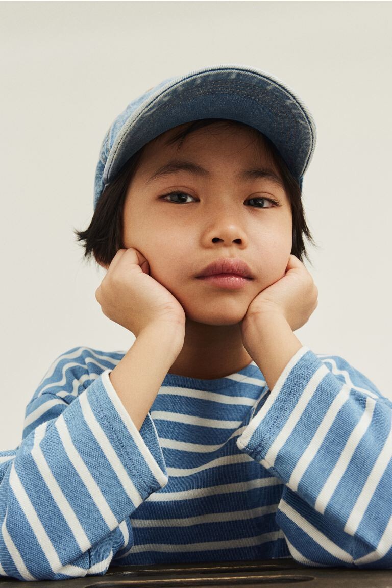 

Футболка оверсайз H&M, синий