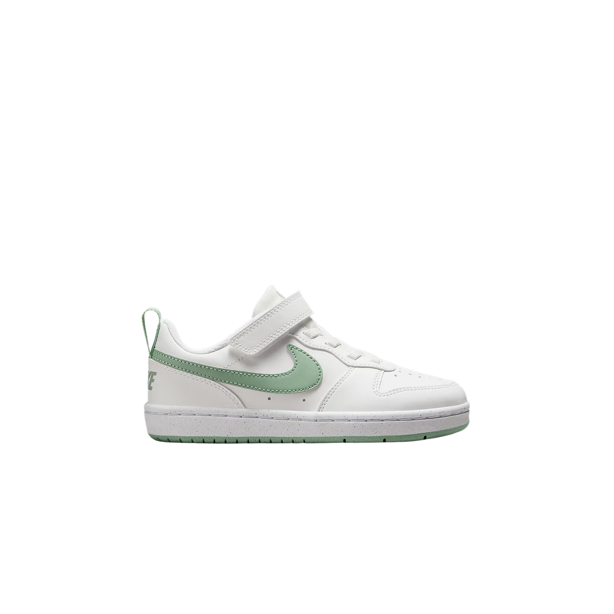 Nike Детские нескользящие низкие кроссовки для скейтбординга белого, серого, зеленого цвета для детей от 3 до 7 лет — фото 2
