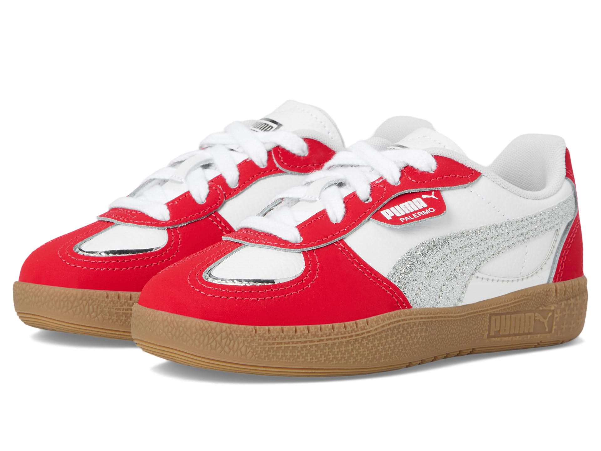 

Кроссовки PUMA Kids Palermo Moda, For All Time Red/Puma Silver/Gum
