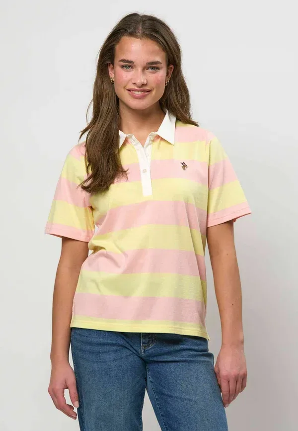 Поло Uwlaena U.S. Polo Assn., розовый Impatiens