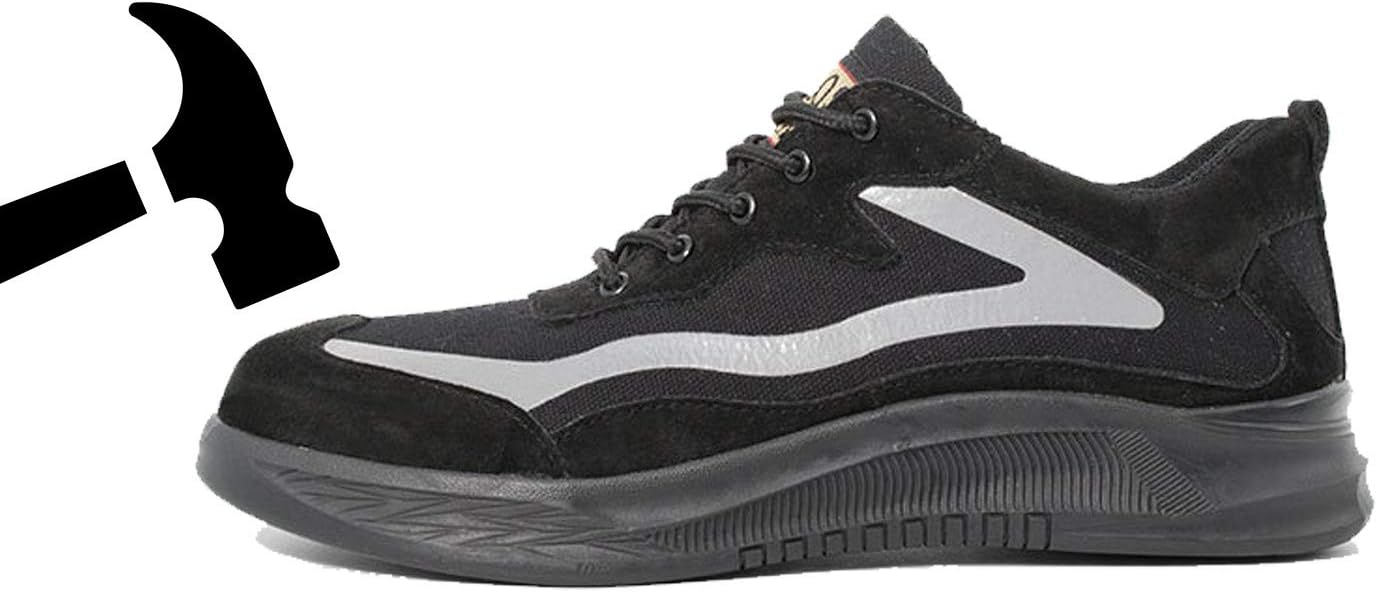 

Защитные ботинки U-lite с стальным носком для мужчин, легкие, дышащие, проколоустойчивые, неразрушимые, для промышленного строительства и активного отдыха, черный