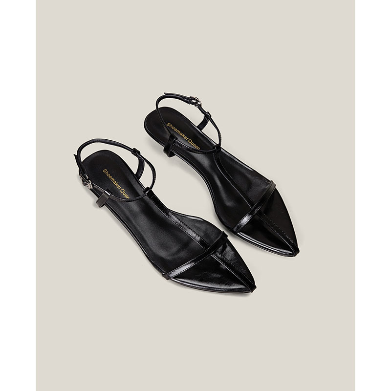 SHOEMAKER QUEEN Женские сандалии на одной застежке белые на танкетке, цвет White-Wedge Heel — фото 4