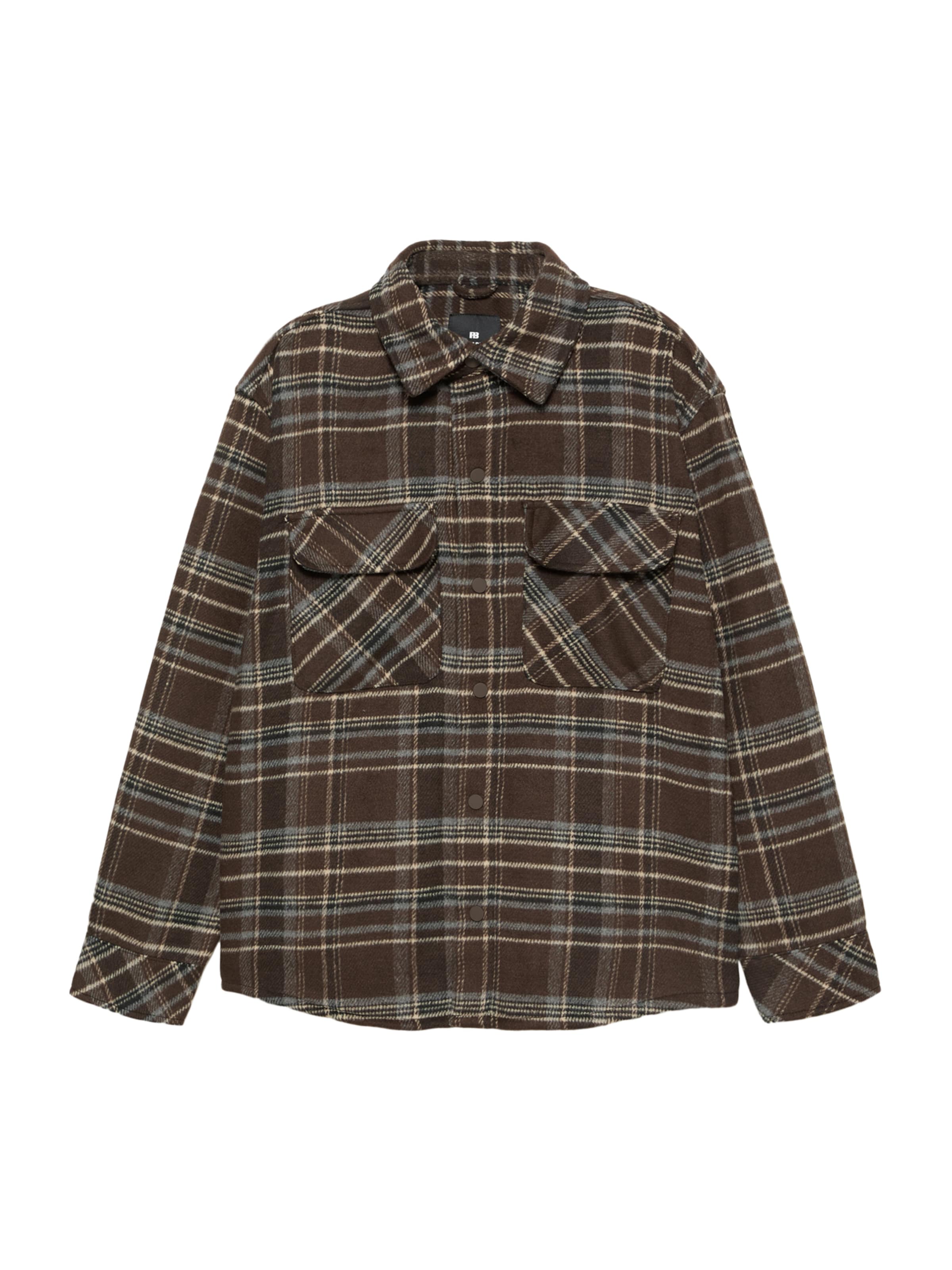 

Pull&Bear Куртка для межсезонья в темно-коричневом цвете