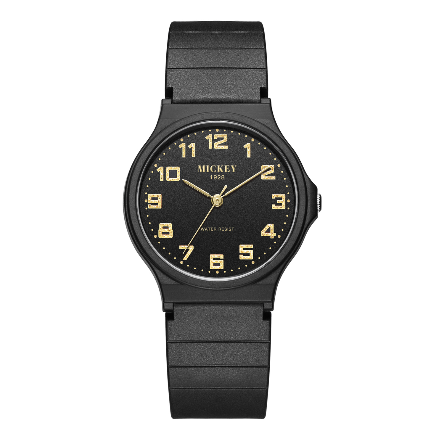 

Disney Часы Quartz Movement Rubber Strap Women's Watch White Dial, Cool Black
