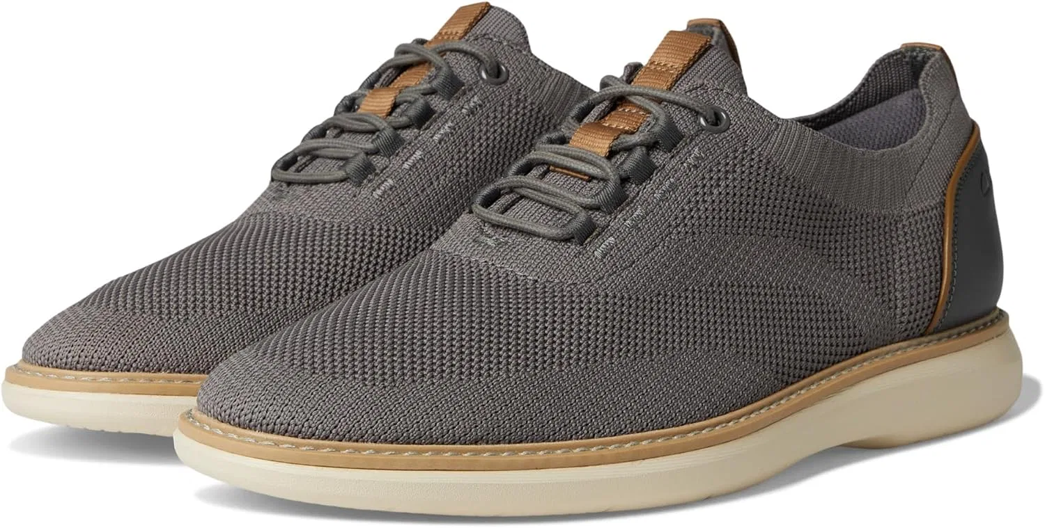 Кроссовки Clarks Brantin Men's Knit, Grey Knit