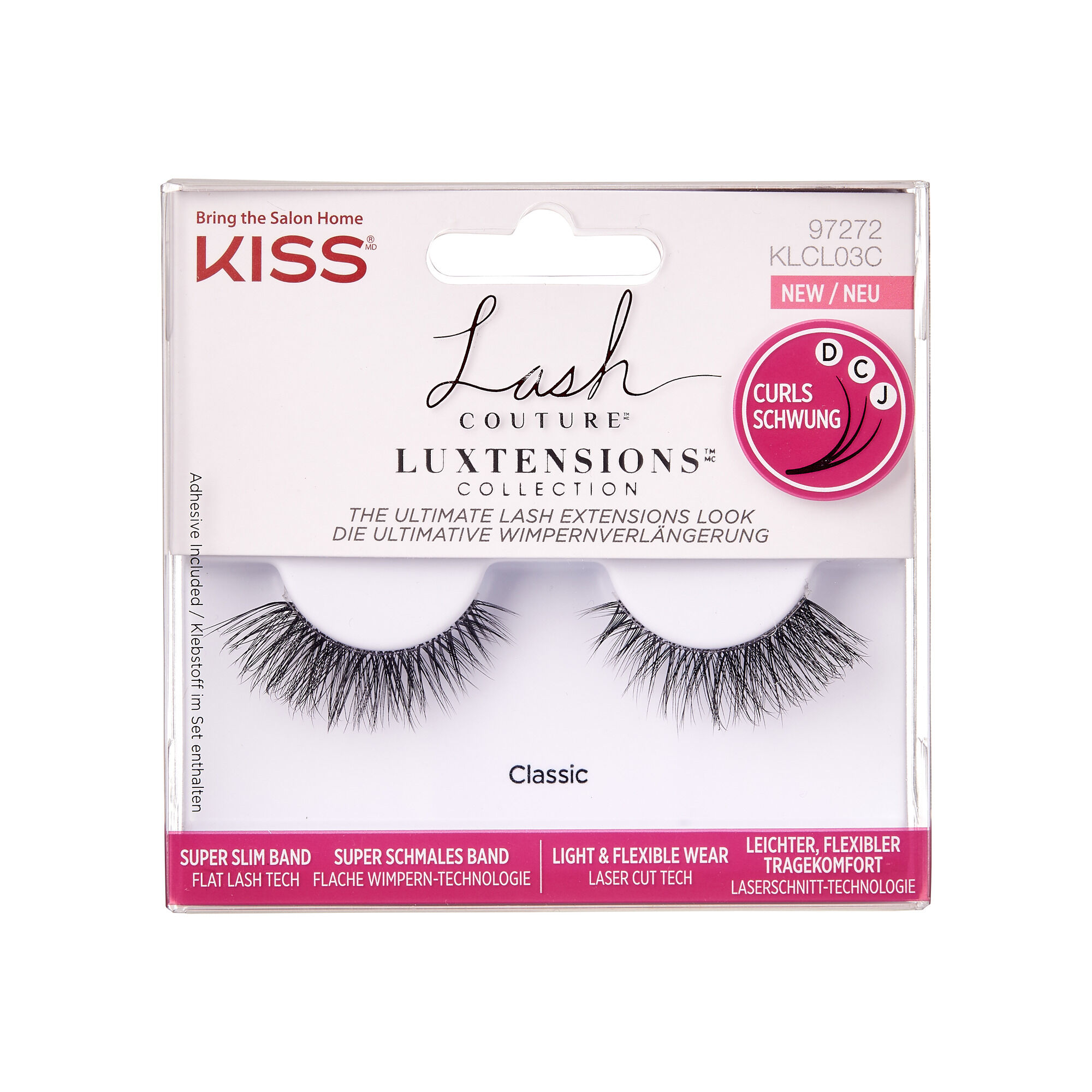 

Накладные ресницы klcl03h1 classic Kiss Couture, 1 пара