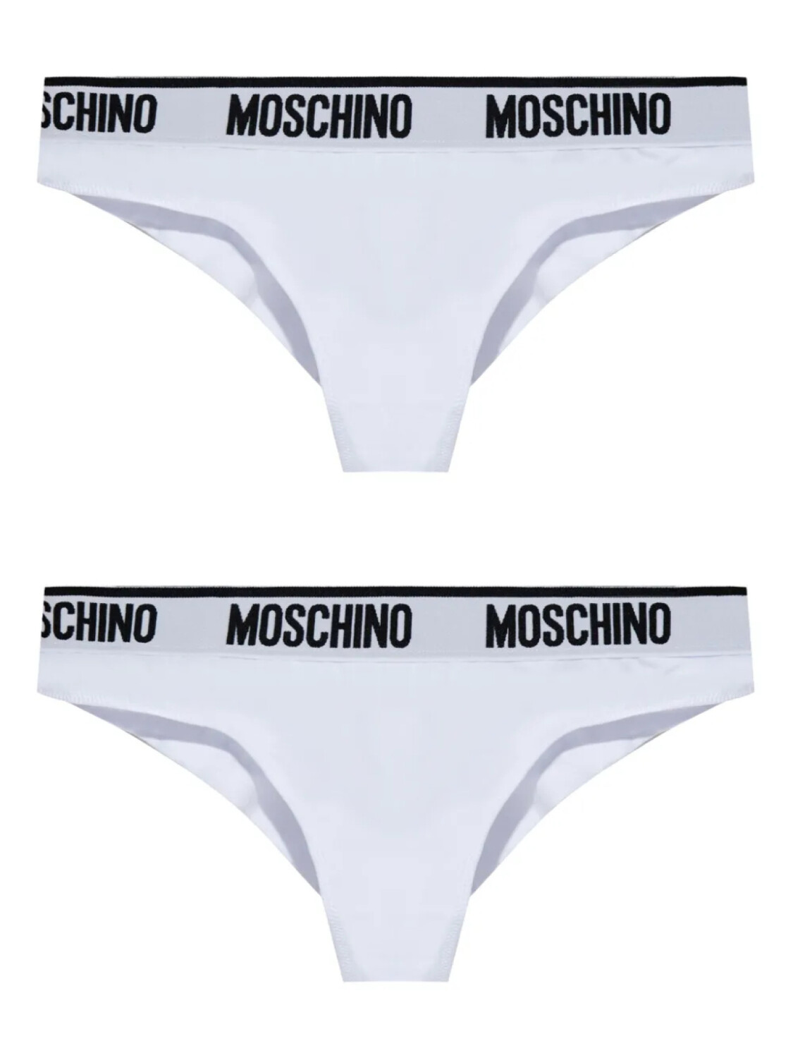 

Трусы с логотипом Moschino (комплект из двух штук), белый