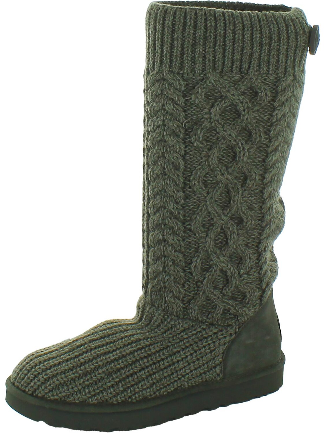 

Женские комфортные сапоги до колена Cardi вязаной вязки UGG, серый